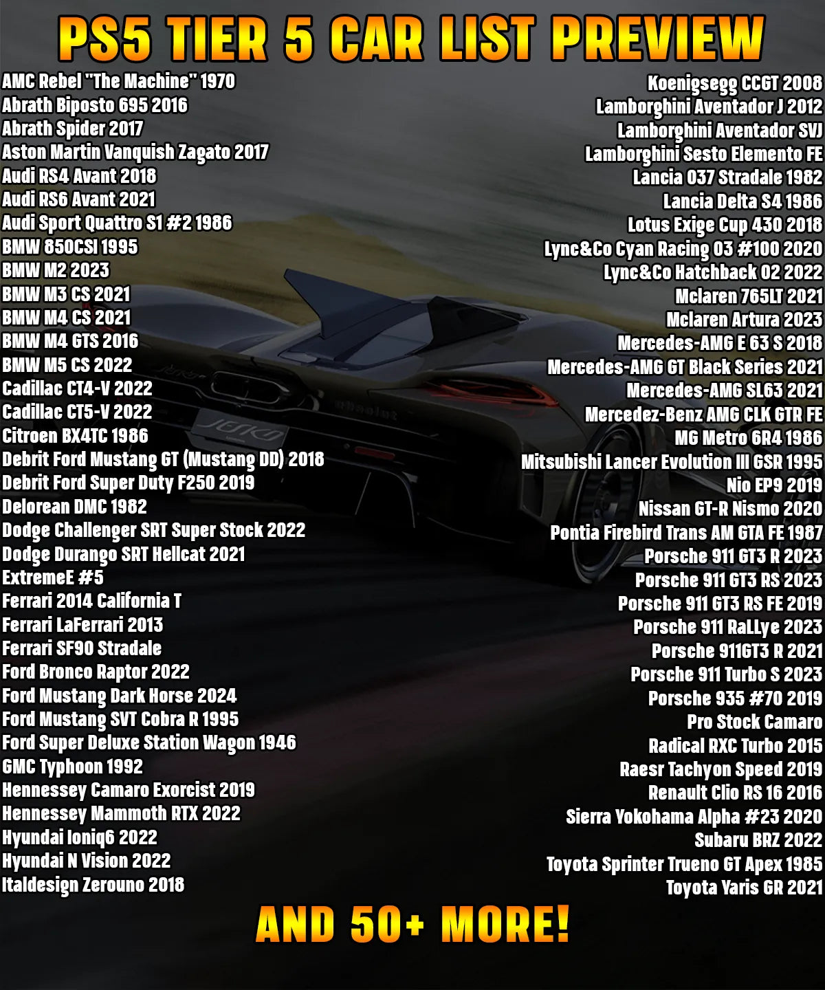 Forza Horizon 5 Modded Accounts